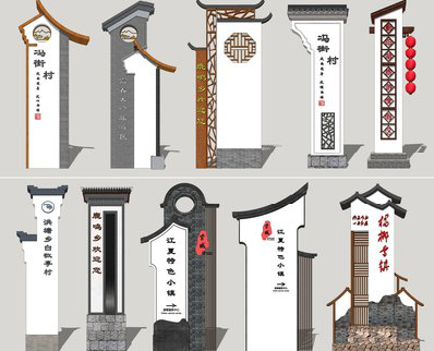 泸西美丽乡村标识标牌有哪些分类？